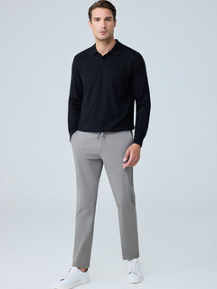 Erkek Premium Poliamid Kumaş Comfort Fit Jogger Vizon Pantolon - 252DNGR