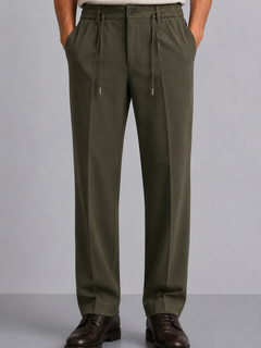 Erkek Comfort Fit Haki Jogger Pantolon | Esnek Kumaş Günlük Rahat Kesim – 169DNGR