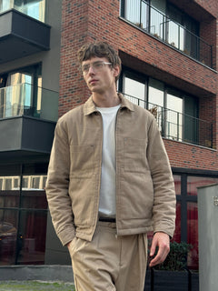 Erkek Pamuklu Mont Ceket Siyah 4109DNGR