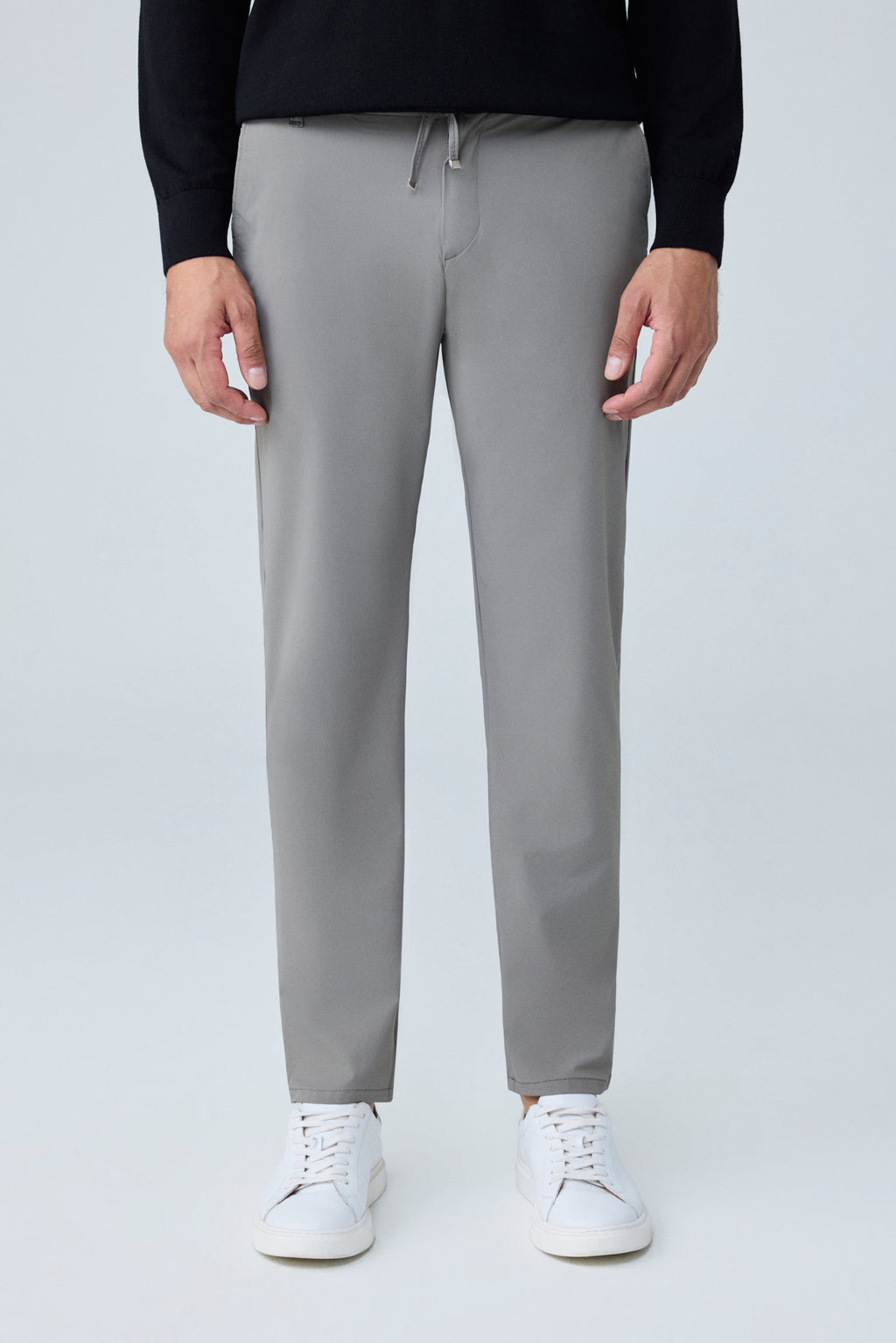 Erkek Premium Poliamid Kumaş Comfort Fit Jogger Vizon Pantolon - 252DNGR