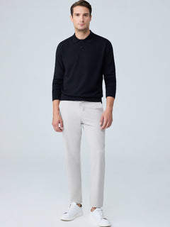 Erkek Beli Lastikli Comfort Fit Pantolon Bej 0170DDNGR