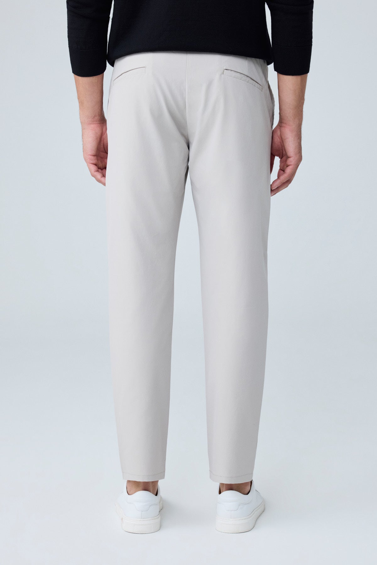 Erkek Beli Lastikli Comfort Fit Pantolon Bej 0170DDNGR