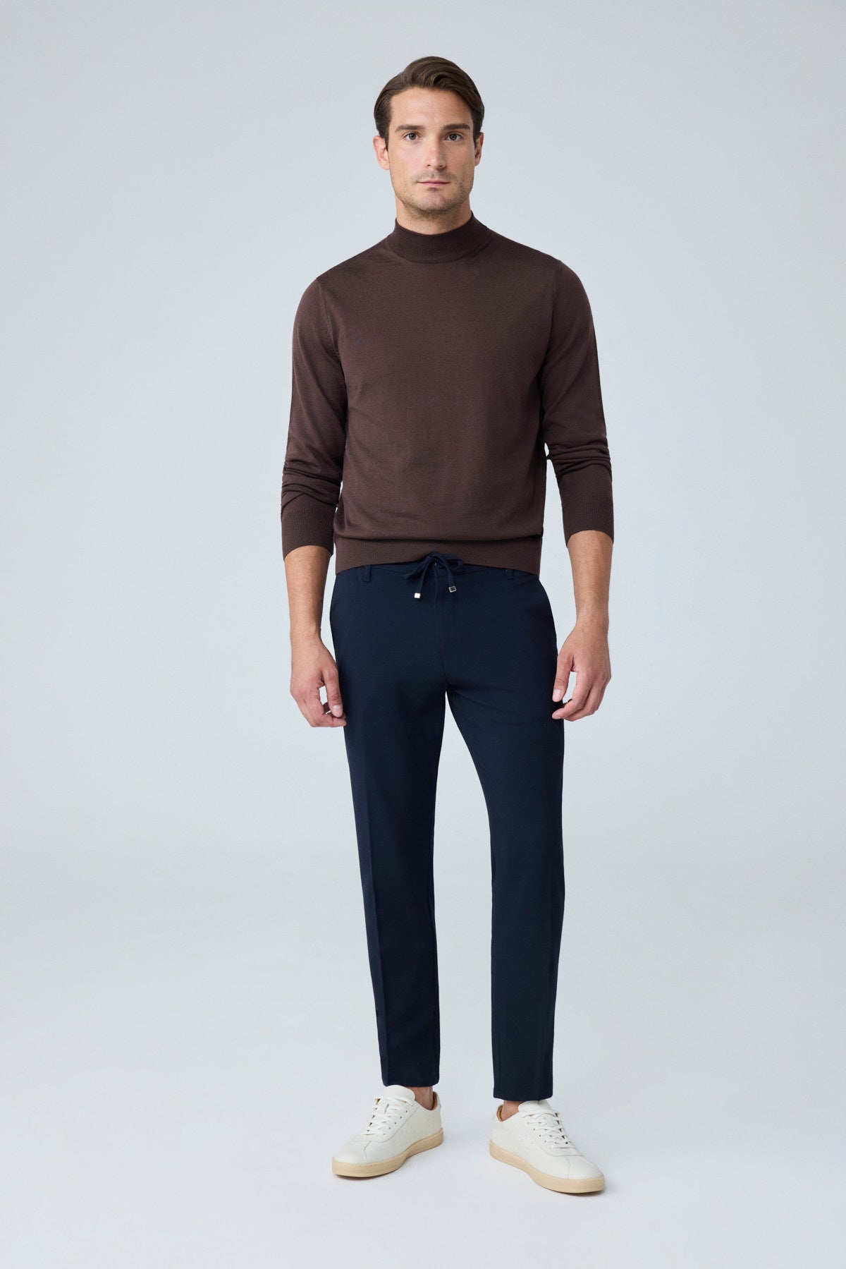 Erkek Comfort Fit Lacivert Jogger Pantolon | Esnek Kumaş Günlük Rahat Kesim – 169DNGR