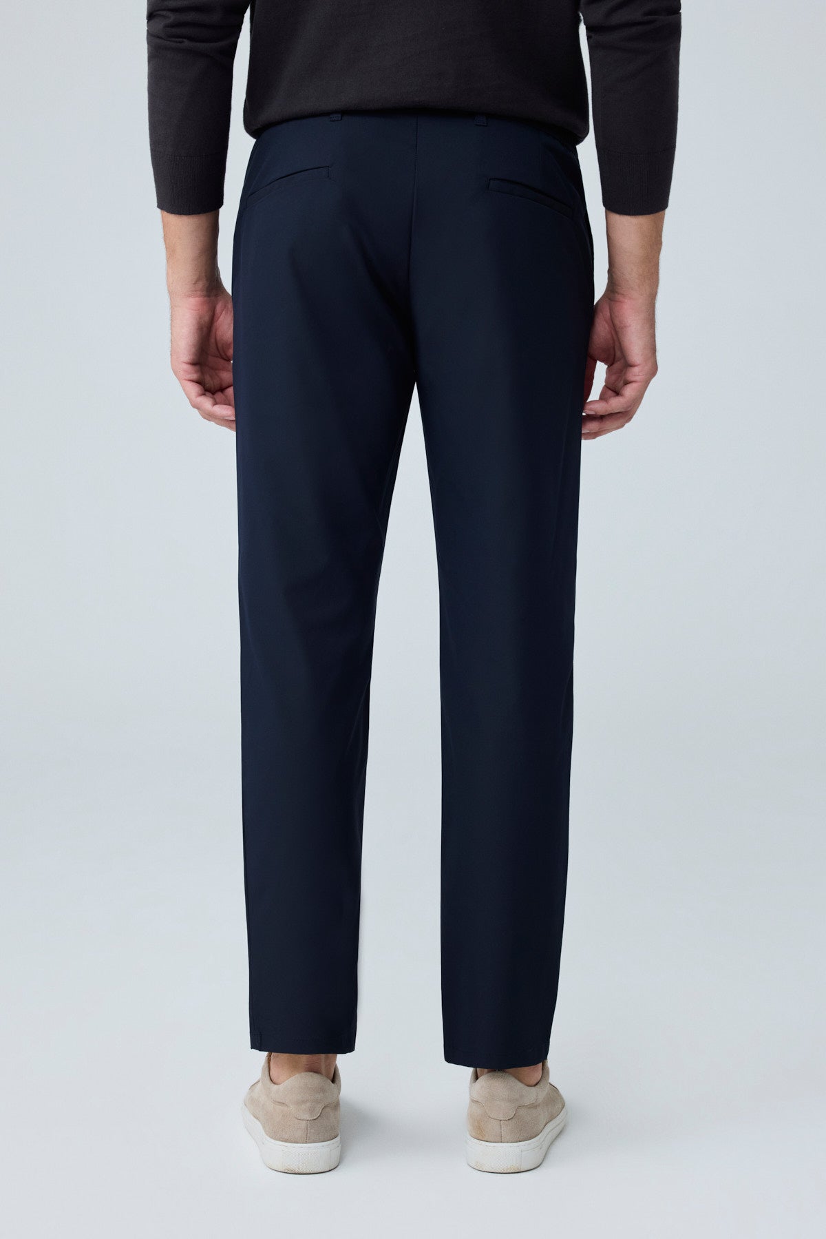 Erkek Beli Lastikli Comfort Fit Pantolon Lacivert 0170DDNGR