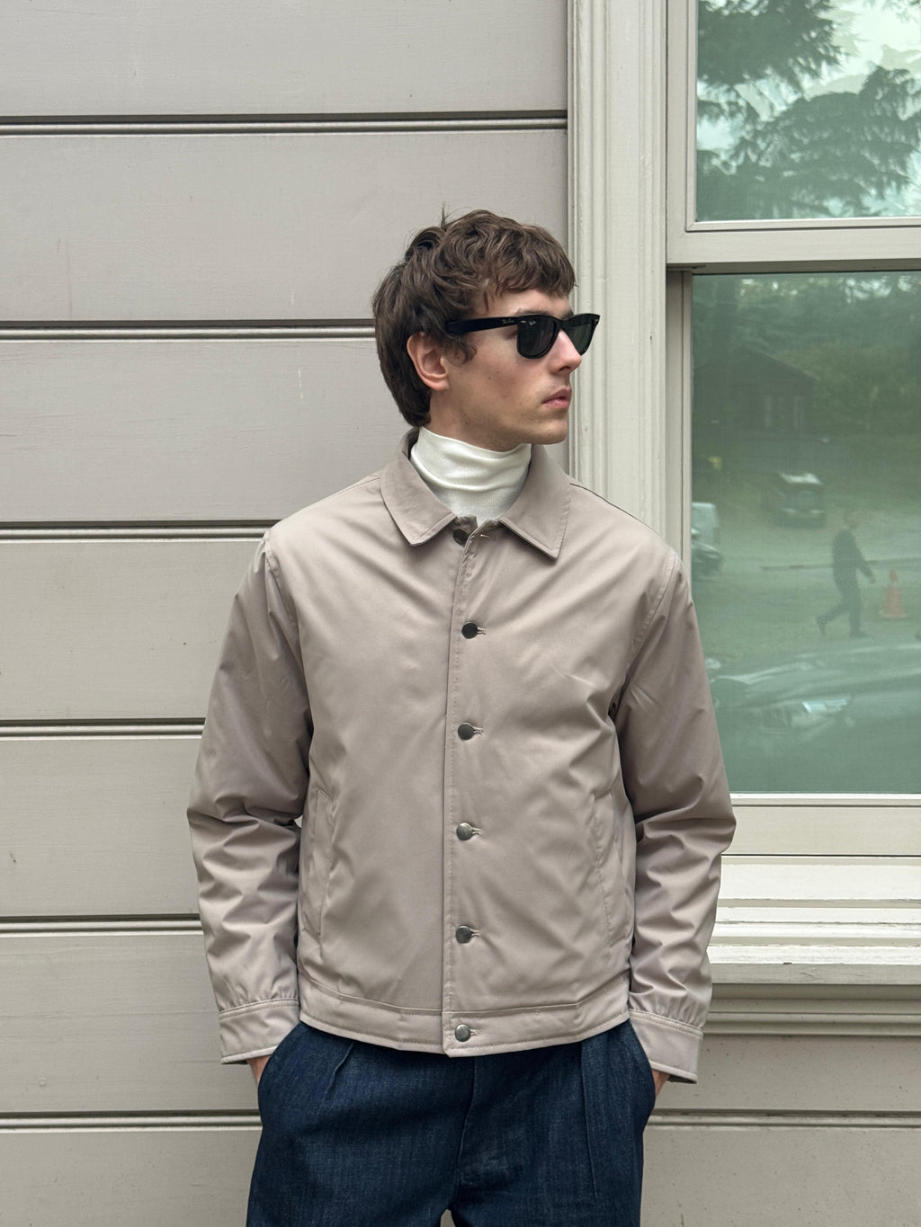 Erkek Basic Mont Ceket Bej 4114DNGR