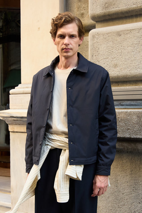 Erkek Basic Mont Ceket Lacivert 4114DNGR