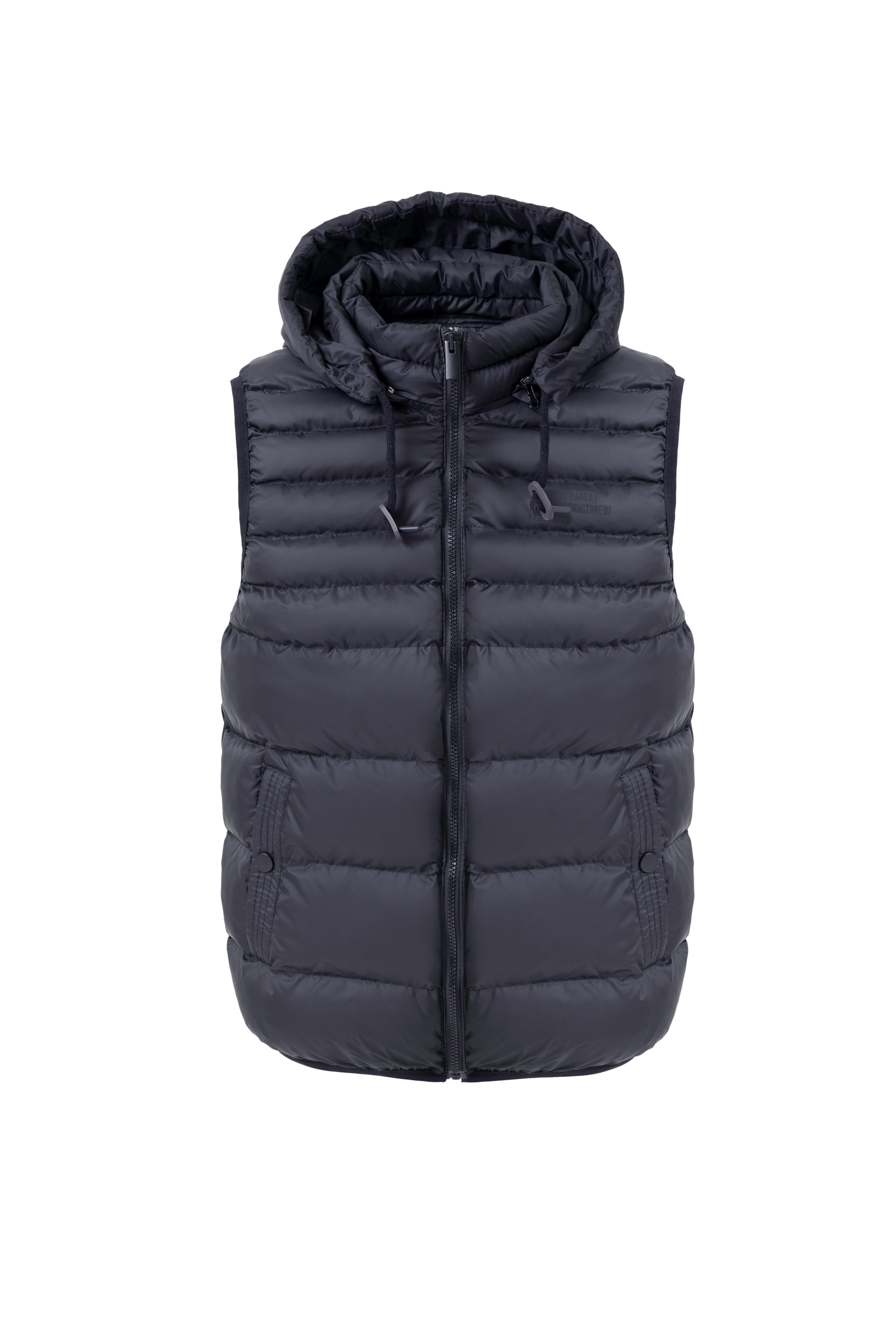 Erkek Çıkarıbilir Kapüşonlu Şişme Yelek Lacivert 3652DNGR