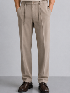 Erkek Comfort Fit Bej Jogger Pantolon | Esnek Kumaş Günlük Rahat Kesim – 169DNGR