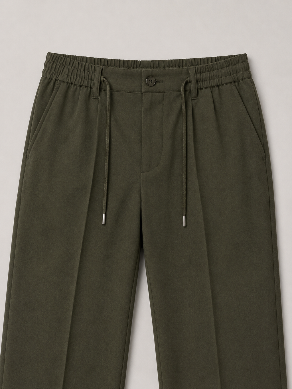 Erkek Comfort Fit Haki Jogger Pantolon | Esnek Kumaş Günlük Rahat Kesim – 169DNGR