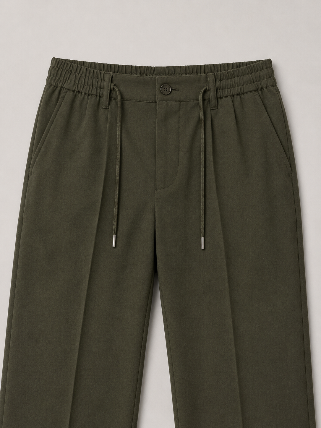 Erkek Comfort Fit Haki Jogger Pantolon | Esnek Kumaş Günlük Rahat Kesim – 169DNGR