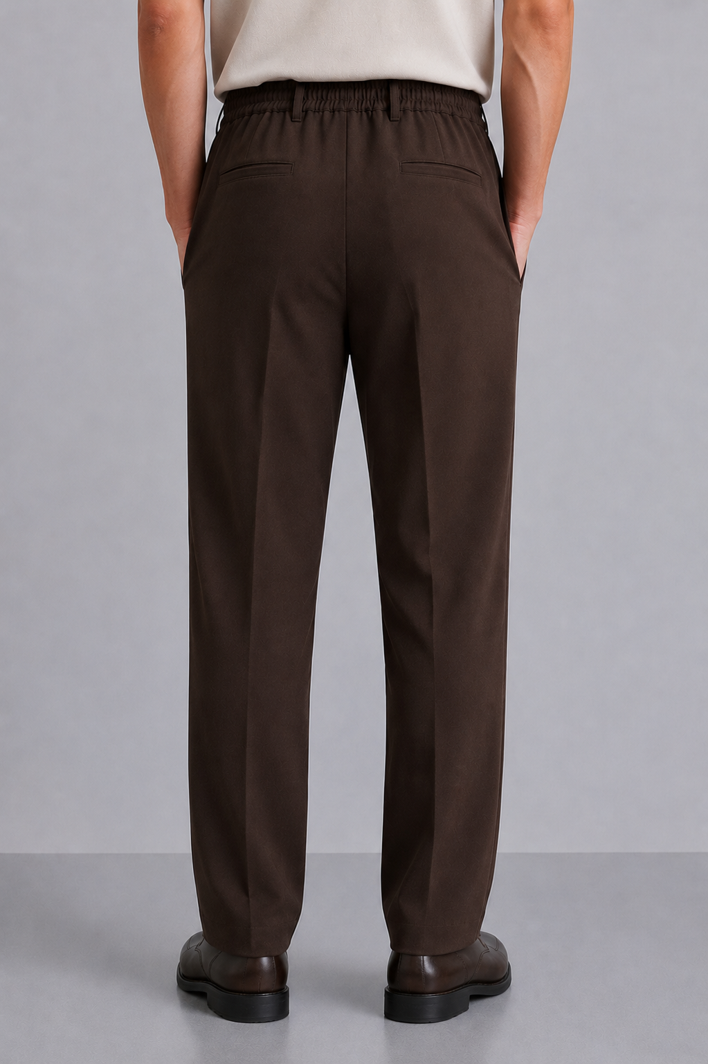 Erkek Comfort Fit Kahverengi Jogger Pantolon | Esnek Kumaş Günlük Rahat Kesim – 169DNGR