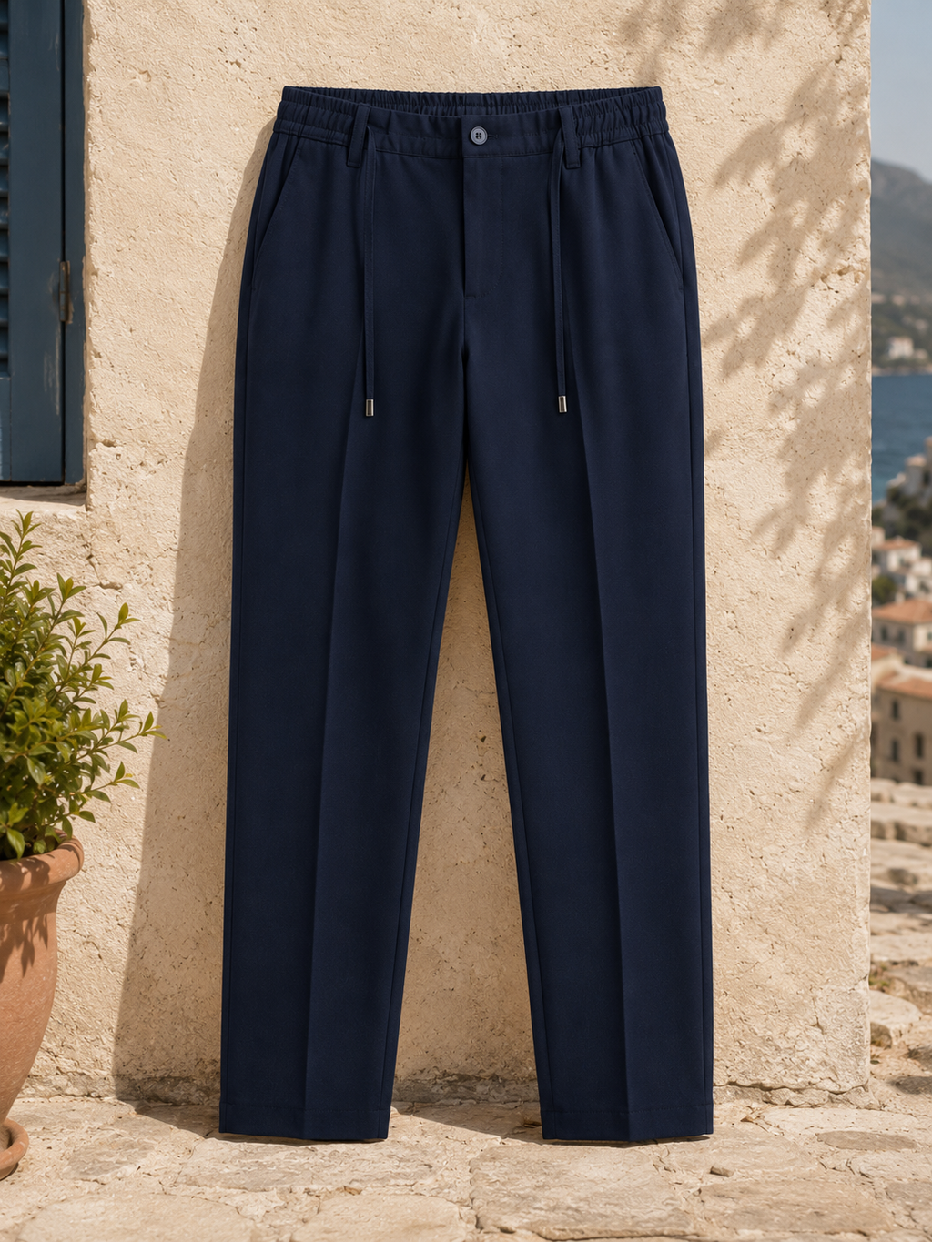 Erkek Comfort Fit Lacivert Jogger Pantolon | Esnek Kumaş Günlük Rahat Kesim – 169DNGR