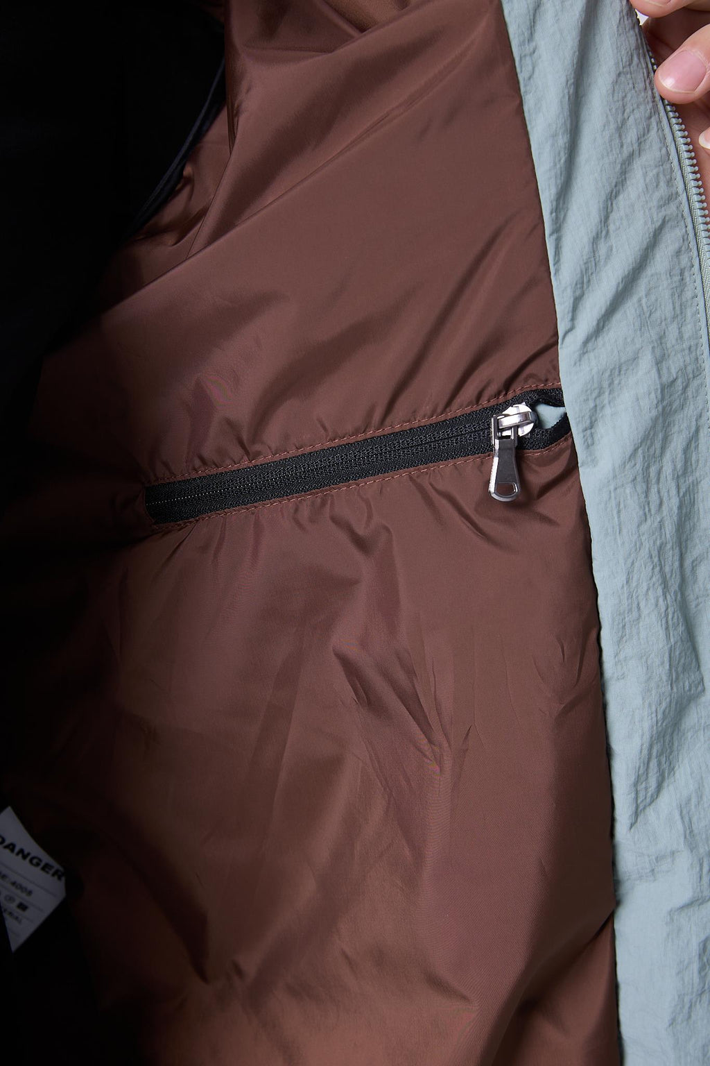 Erkek Kapüşonlu Paraşüt Kumaş Ceket Su yeşili 4005DNGR