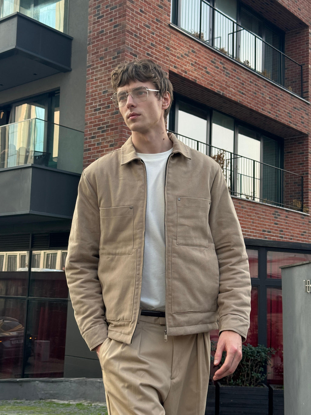 Erkek Pamuklu Mont Ceket Siyah 4109DNGR