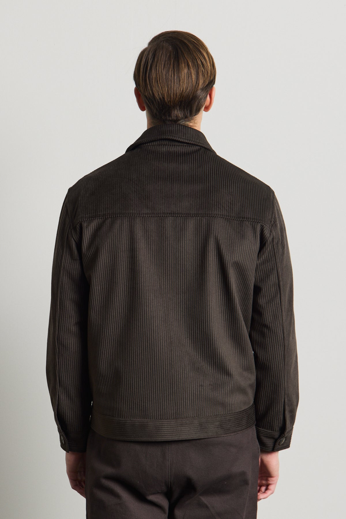 Erkek Premimum Kadife Ceket Kahverengi 4229DNGR