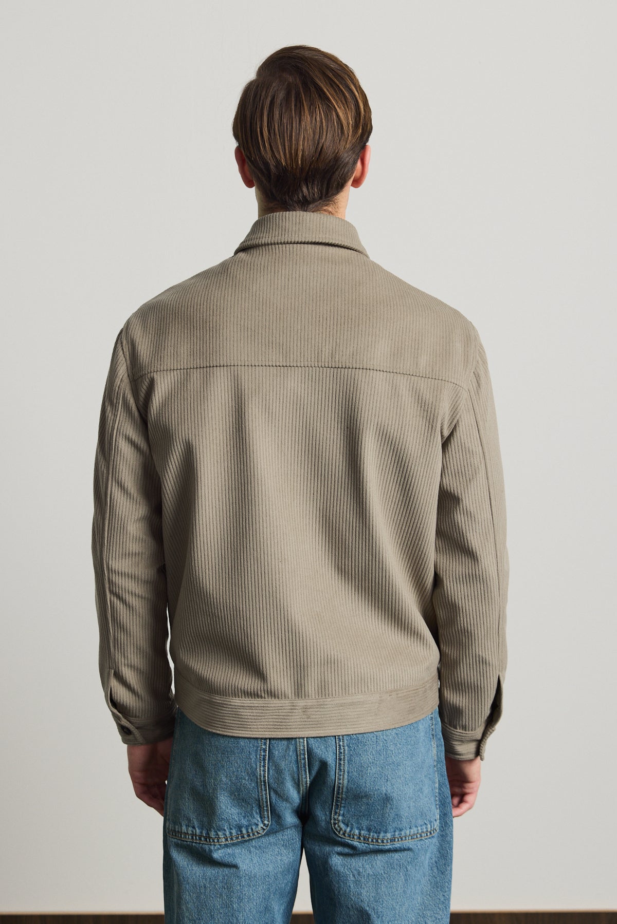 Erkek Premimum Kadife Ceket Bej 4229DNGR