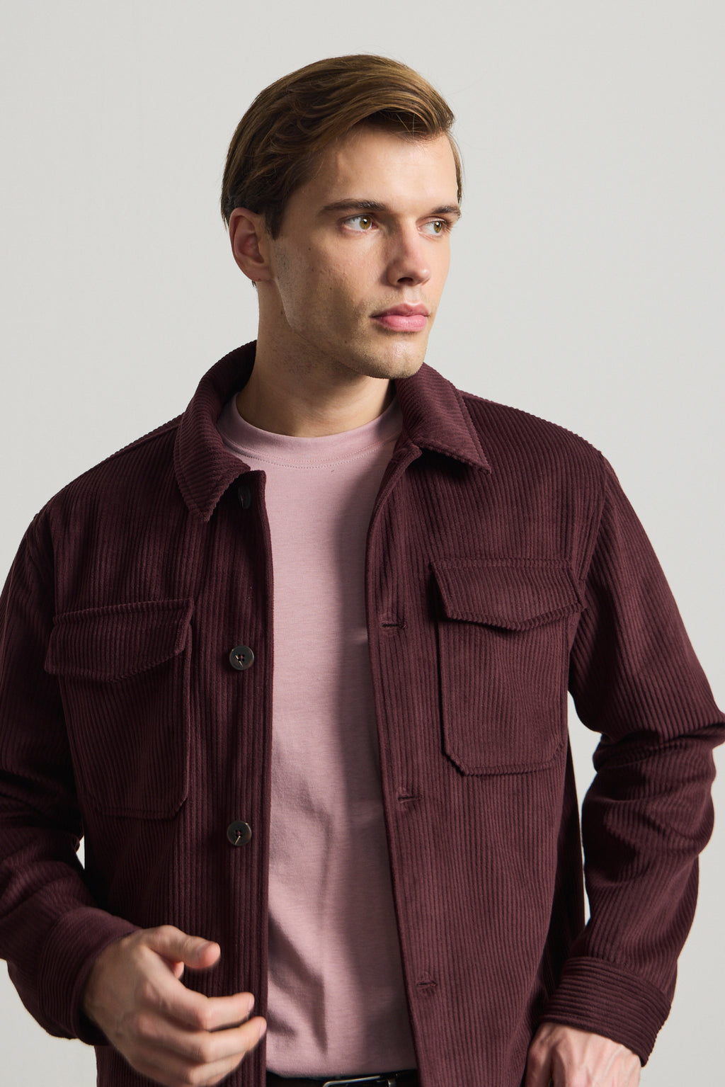 Erkek Premimum Kadife Ceket Bordo 4229DNGR