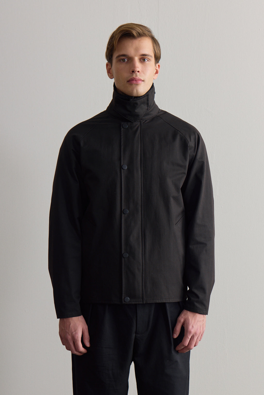 Erkek Premium Kadife Yaka Ceket Siyah 4231DNGR