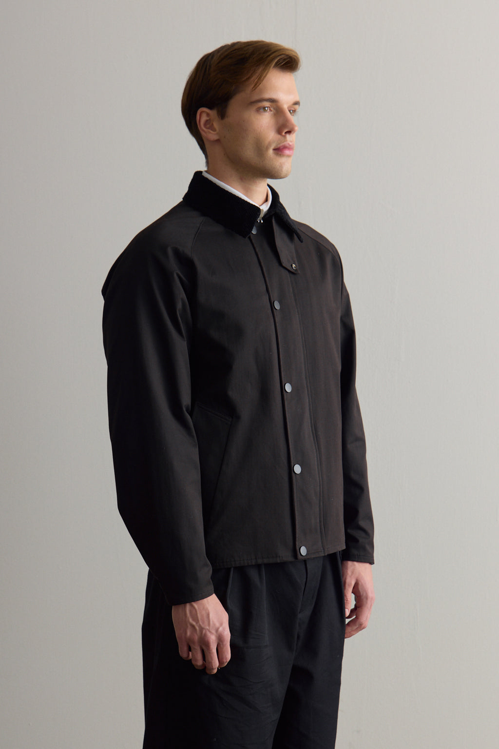 Erkek Premium Kadife Yaka Ceket Siyah 4231DNGR