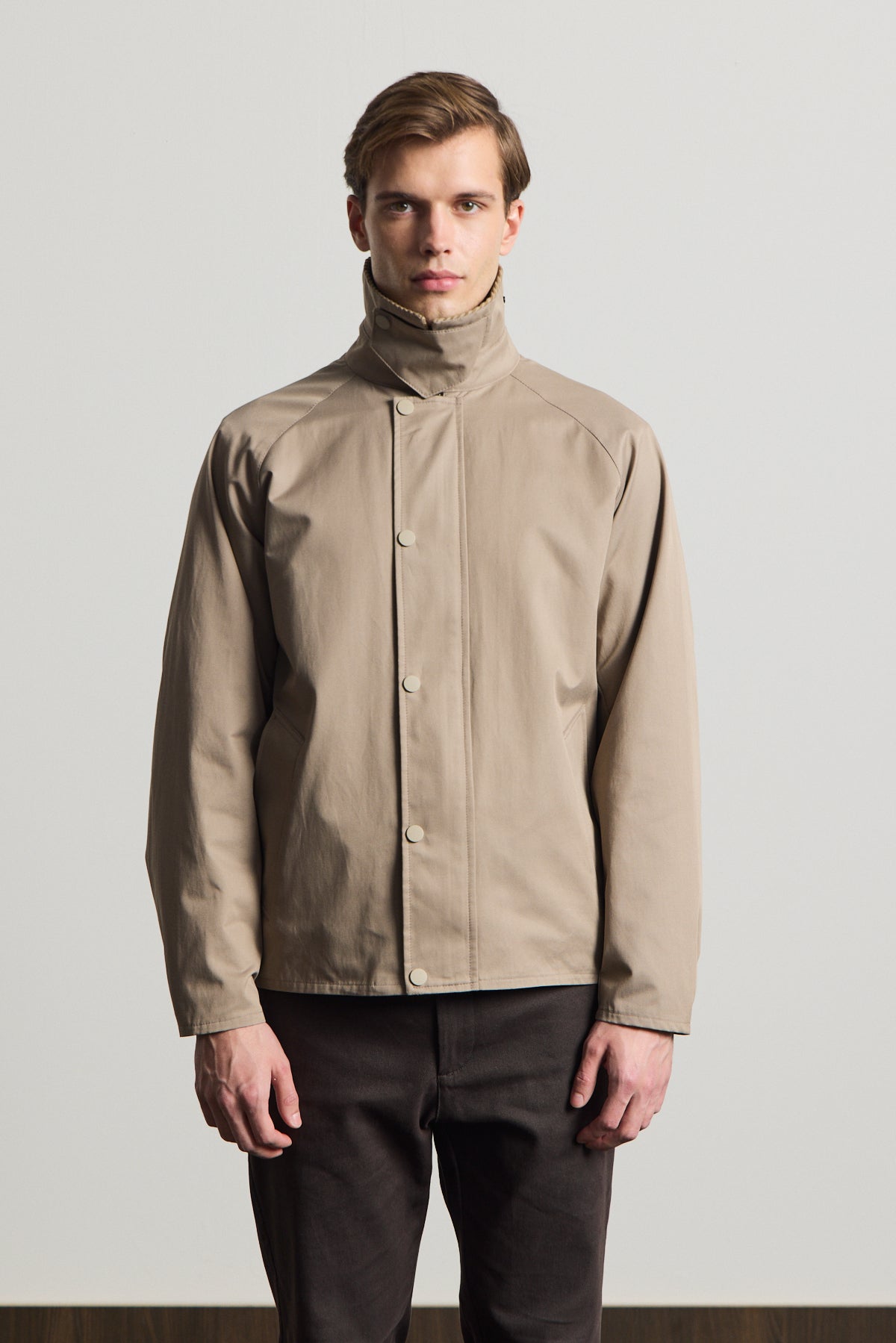 Erkek Premium Kadife Yaka Ceket Bej 4231DNGR