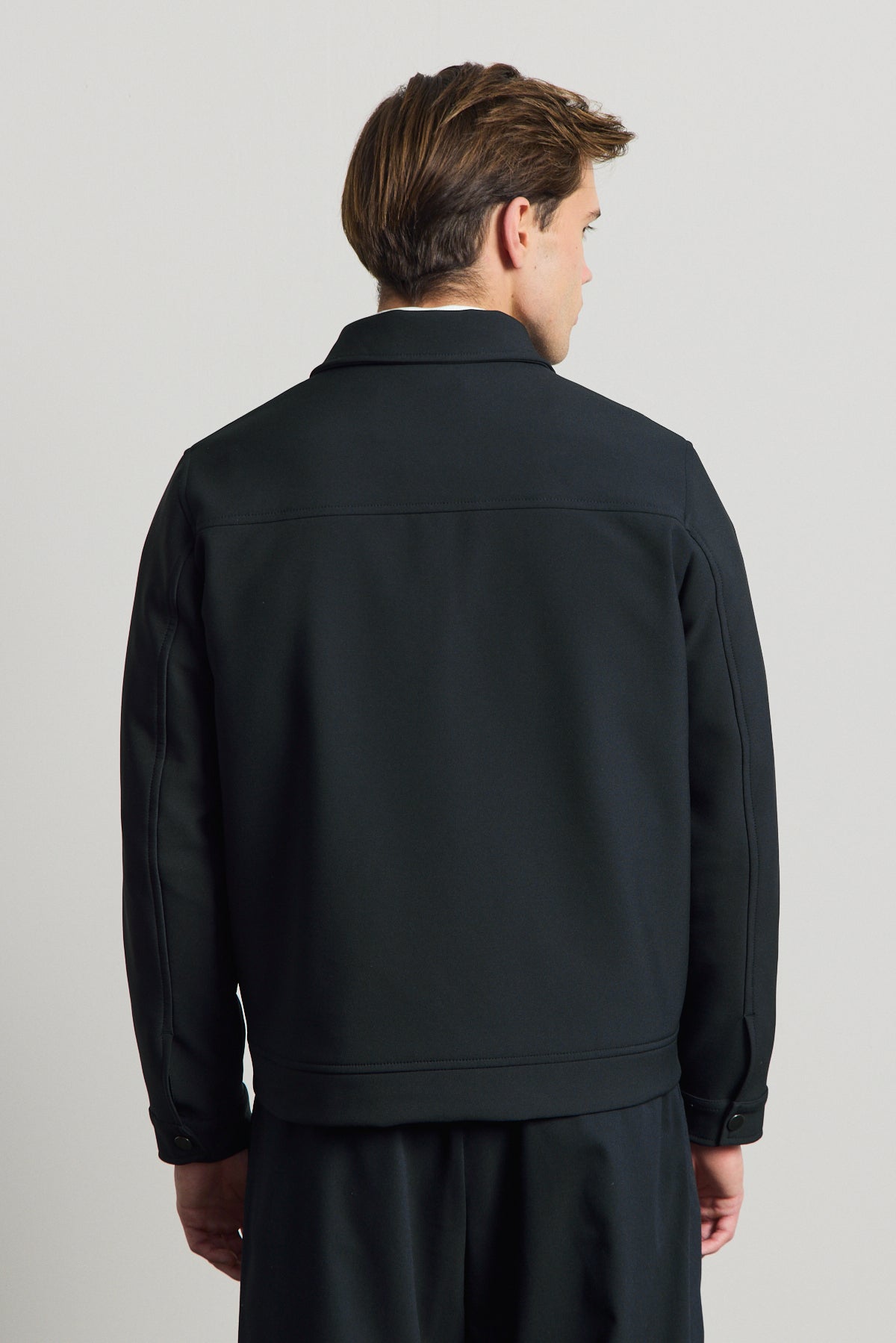 Erkek Standart Kalıp Gömlek Yaka Ceket Lacivert