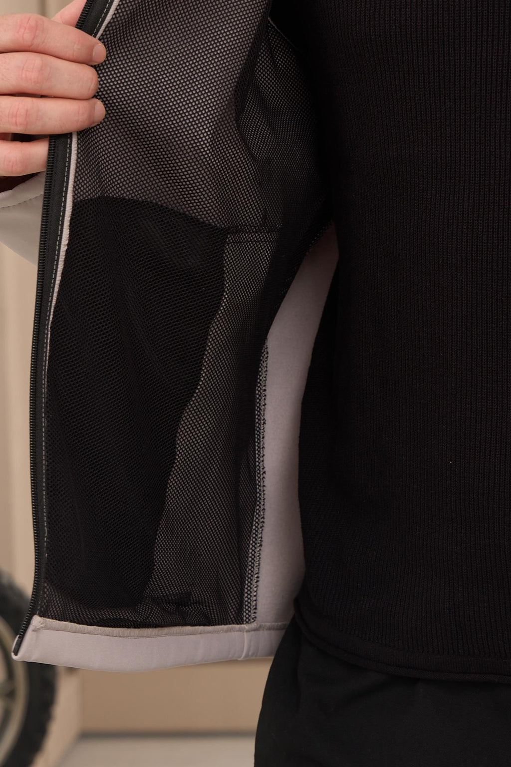 Erkek Su Geçirmez Rüzgar Geçirmez Softshell Mont Taş 3820DNGR
