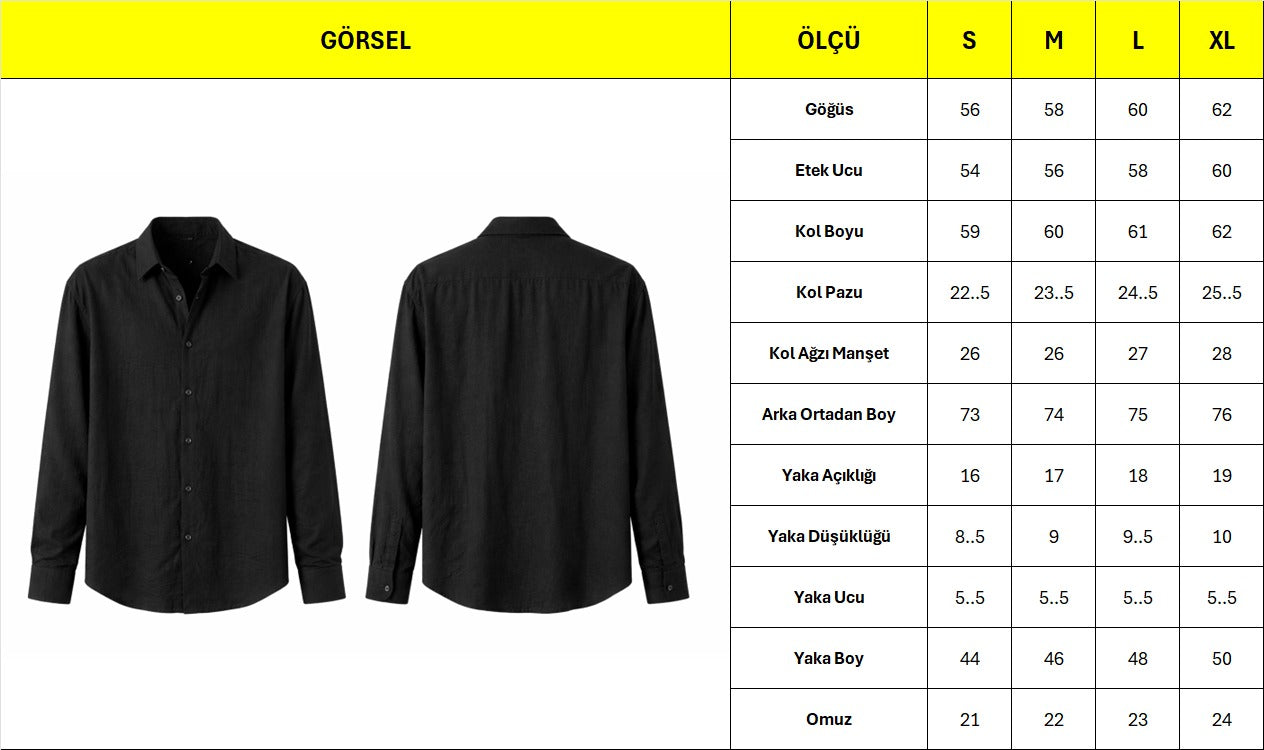 Erkek Yarım Oversize Müslin Kumaş Pamuklu Gömlek Lacivert