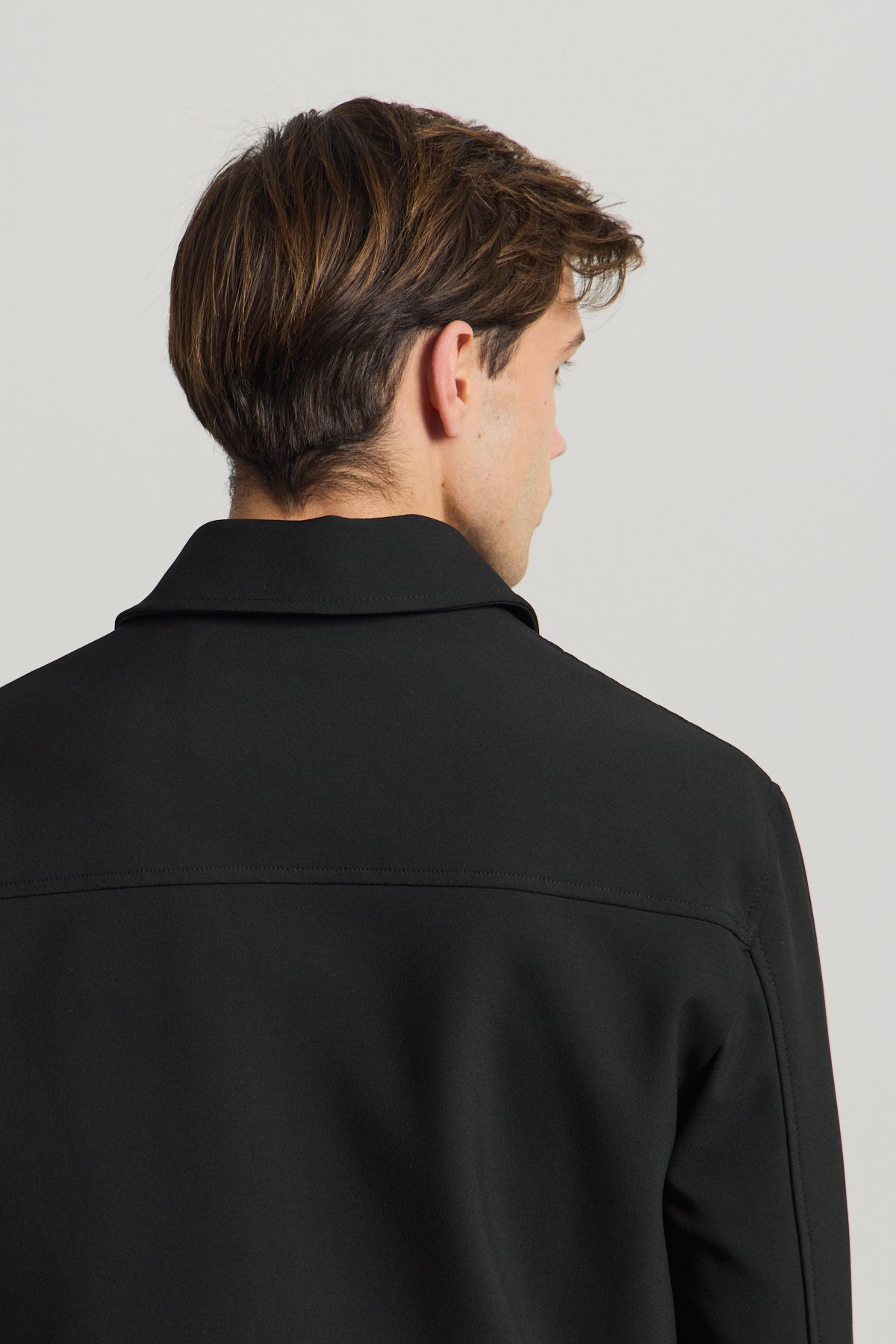 Erkek Yumuşak Dokulu Ceket Siyah