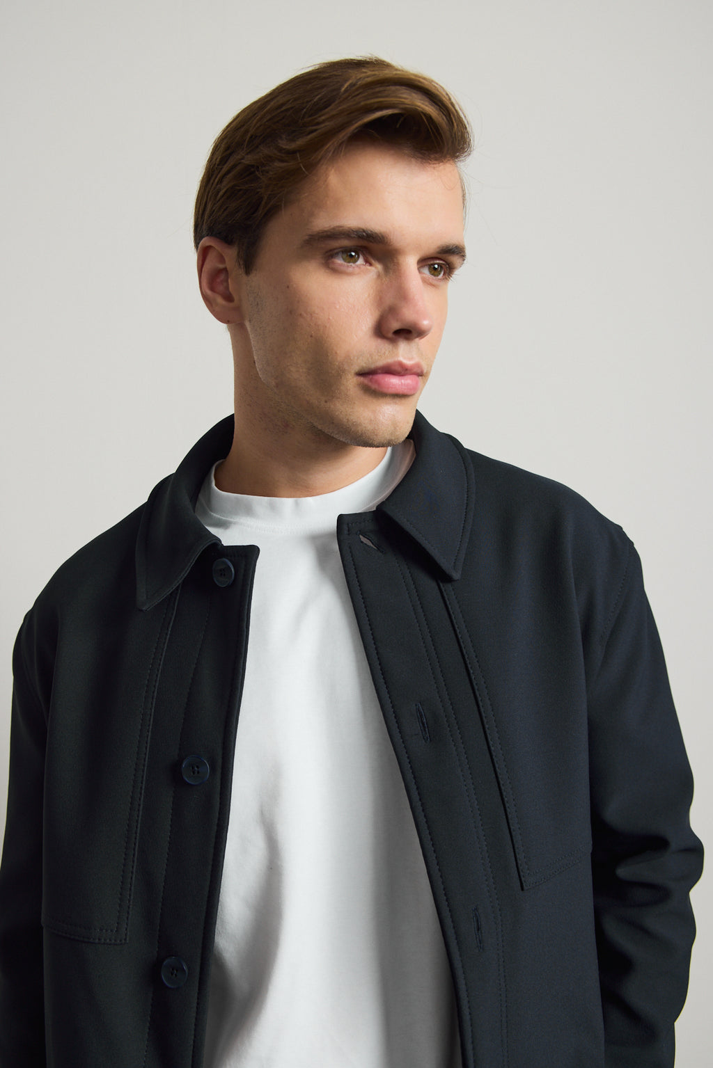 Erkek Yumuşak Dokulu Ceket Lacivert