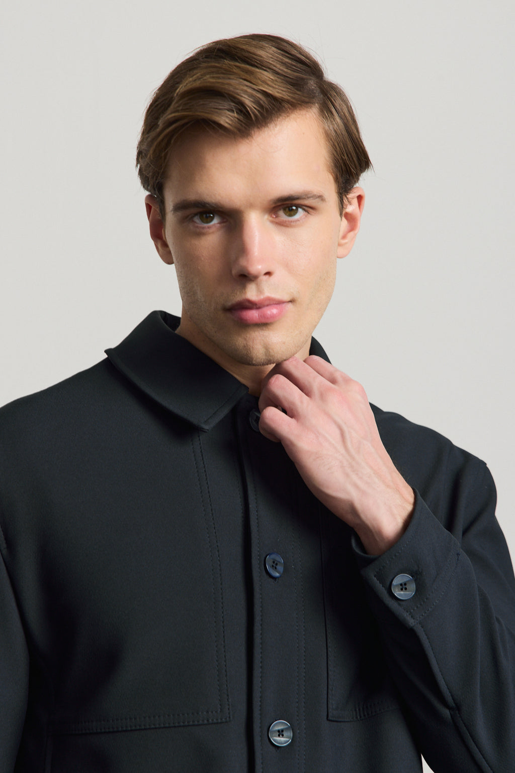 Erkek Yumuşak Dokulu Ceket Lacivert