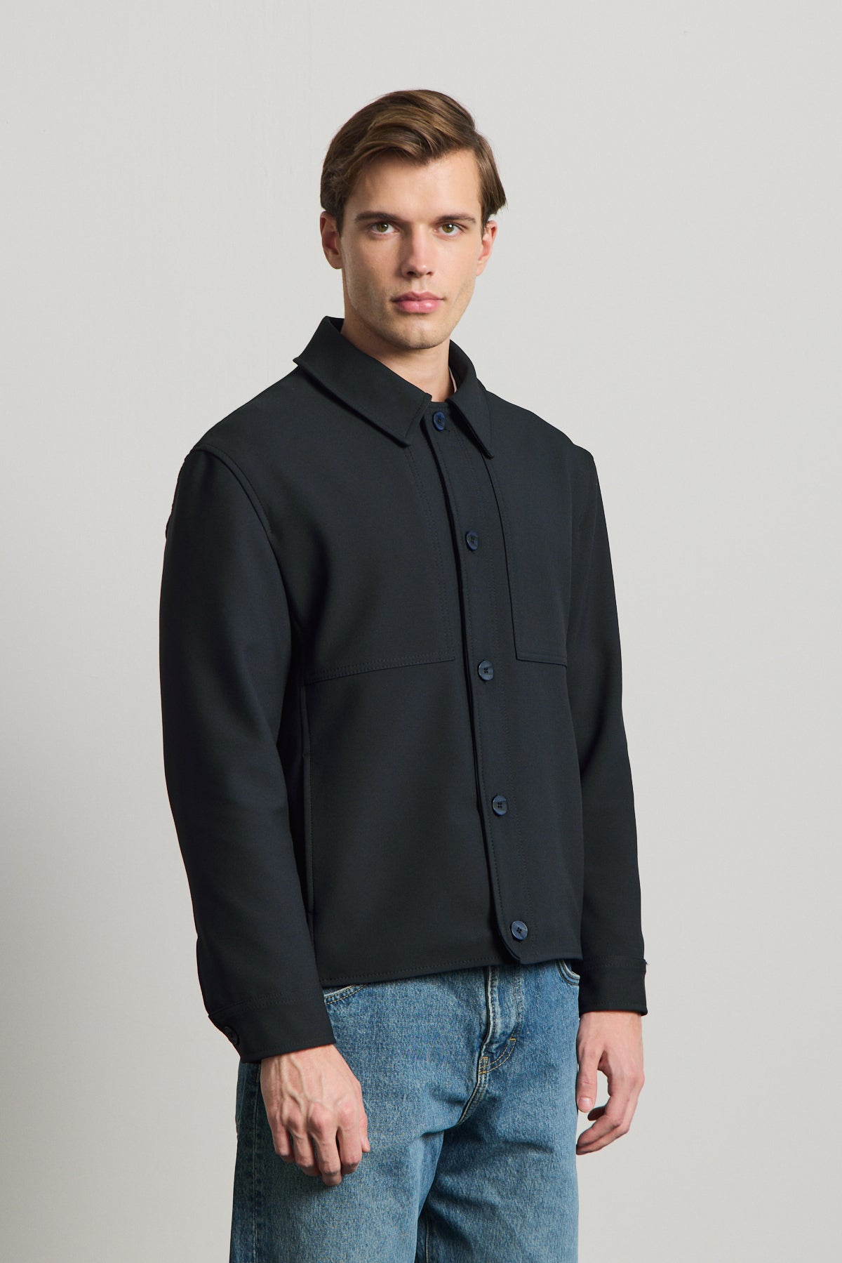 Erkek Yumuşak Dokulu Ceket Lacivert